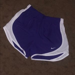 Dark purple Nike shorts